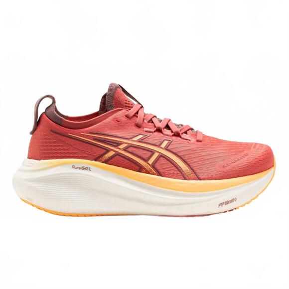 ASICS Shoes - NEW ASICS women's gel nimbus 27 shoes in dark pink clay/orange glow
